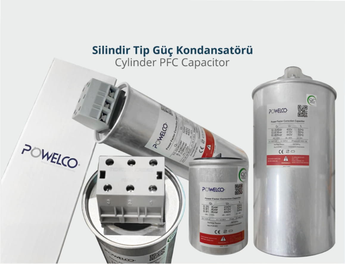 Silindir Tip Güç Kondansatörü